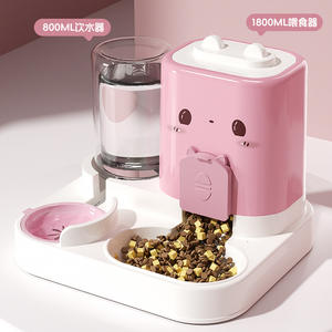 Comedouro Automático 2 em 1 para Animais de Estimação, Tigela de Água para Cães e Gatos, Dispensador de Grande Capacidade para Alimentação de Animais - Product Image 4