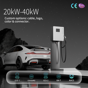 Station de recharge murale DC World EVS Commercial 30 kW 40 kW IP55 pour véhicules - Product Image 2