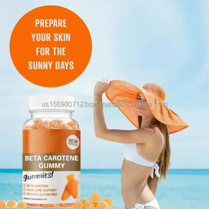 Beta Caroteno Luteína Cuidado de los ojos Gummies Suplemento de etiqueta privada Bronceado Beta Caroteno Gummies - Product Image 3