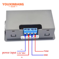 1HZ~150KHZ Signal Generator Digital Display PWM Pulse Frequency Duty Ratio Adjustable Square Wave Rectangular Signal Generator