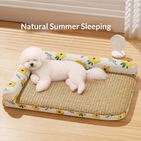 Tapis rafraîchissant pour animaux de compagnie, élégant, moderne, de haute qualité, épais, lavable, écologique, respirant, pour chien et chat, lit de couchage miniature