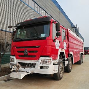 HOWO รถดับเพลิงโฟมน้ำ8X4รถดับเพลิงรถบรรทุกดับเพลิงพร้อมปั๊มดับเพลิง - Product Image 3