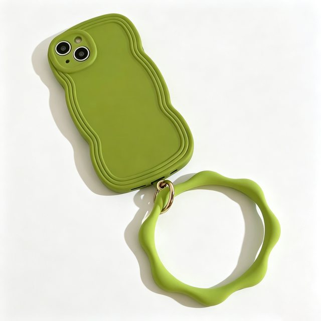 Silicone Wrist Strap Multi-function Phone Case Lanyard Portable Anti-lost Anti-fall Women Key Ring Phone Hanging Ornament