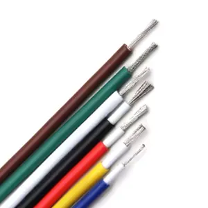 מבודד כפול UL1672 PVC חשמלי חיבור כבל חוט 16 18 20 AWG מוליך נחושת משופע בצבעים שונים