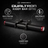 Colonne de direction en fibre de carbone pour trottinette électrique Carbonrevo, fourche avant en fibre de carbone, pièce de mise à niveau durable pour un fonctionnement fluide