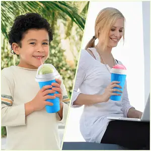 Slushy Cup Magic Slushy Maker Squeeze Cup Slushie Maker Homemade Milk Shake Maker Cooling Cup Squee DIY It For Children