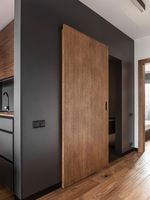 CBMMart Porte invisible au design moderne sans cadre Porte cachée en chêne peint mat