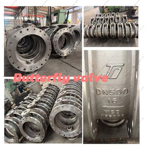 Vanne papillon à corps en fonte/<span class=keywords><strong>fer</strong></span> ductile avec joint souple EPDM/NBR - Product Image 4