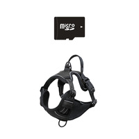 Caméra de surveillance pour animaux de compagnie 4G avec vision nocturne, enregistreur monté sur le cou, streaming en direct, collier intelligent