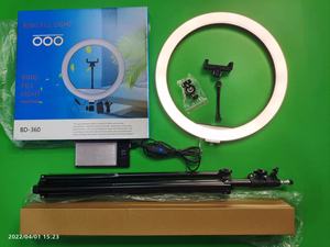 Lampe LED 14 pouces avec trépied de 2 m pour diffusion en direct sur TikTok, éclairage annulaire pour selfie - Product Image 3