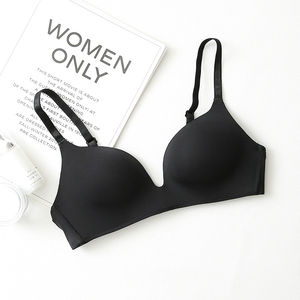 Para mujeres Bralette Wire Free Push up Bra Sujetador Ropa interior femenina 4 colores Lencería Fitness Intimates Sujetador sexy sin costuras - Product Image 4