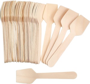 China Wholesale Biodegradable Disposable <strong>Spoons</strong> Wooden Ice Cream <strong>Spoon</strong> Making <strong>Mini</strong> <strong>Wood</strong> <strong>Spoon</strong> - Product Image 3