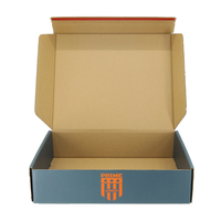 Naturel vert Logo personnalisé sac à thé emballage boîtes en papier boîte d'expédition de courrier pour thé collation aliments abonnement