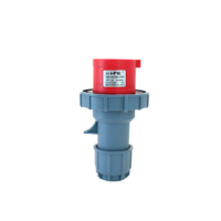 Prise et fiche électriques industrielles HFE HFN-0242 32A 380V IP67 standard avec mise à la terre