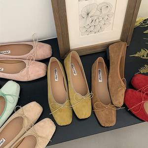 Flat Shallow Ballet Flat <b>Shoes</b> Women's <b>Shoes</b> <b>Bow</b> Boat <b>Shoes</b> Loafers Bean <b>Shoes</b> - Product Image 4