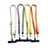 Nouveau réglable en Nylon téléphone portable Double crochet téléphone lanière sangle bandoulière lanière pour téléphone portable Nylon croix corps téléphone sangle