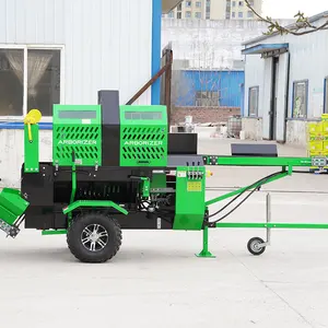 Heavy Duty 10 Ton -20 Tons 60cm-100cm Firewood Log Splitter Processor Firewood Processor Wood Chipper