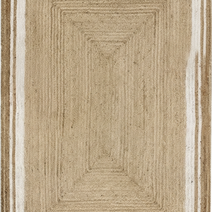 Moderno Vintage 100% fibra natural sin teñir cáñamo yute piso alfombra hermoso diseño directo de fábrica anudado a mano Logotipo de oración - Product Image 1