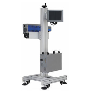 Ligne de production à grande vitesse, source laser 30 watts 50 watts, machine de marquage laser à fibre volante au CO2 - Product Image 1