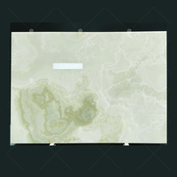 Dalles de pierre en onyx de jade vert poli personnalisées pour salle de bain, hall, salon, comptoir de cuisine et design moderne
