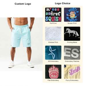 Pantalones Cortos Deportivos para Hombre, Personalizados al por Mayor, de Alta Calidad, Casuales, de Lona Transpirable, de Secado Rápido, con Cierre de Cordón, Estampados - Product Image 4