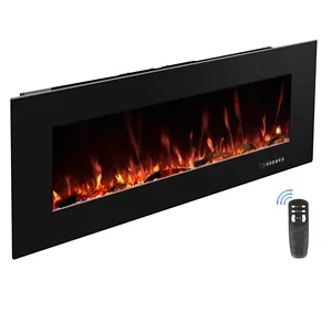 Luxstar 60 Inch Manufacturer Direct Sale Manufacturer Direct Sale Wall Mounted Elec Not for Recessed Electric Fireplace Flame