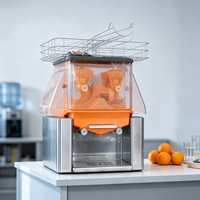 Elektrische commerciële sinaasappelsapmachine, automatische citruspers van roestvrij staal voor horeca