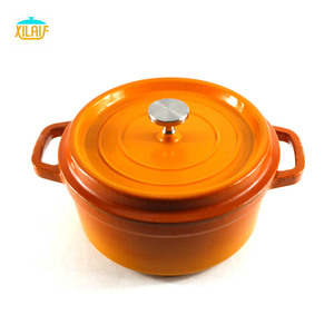 Di alta qualità 24cm bassa <span class=keywords><strong>casseruola</strong></span> padella in <span class=keywords><strong>ghisa</strong></span> smaltata pentola in <span class=keywords><strong>ghisa</strong></span> cottura <span class=keywords><strong>casseruola</strong></span> per la casa - Product Image 2