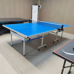 Mesa de tenis de mesa para exteriores, mesa de <span class=keywords><strong>ping</strong></span> <span class=keywords><strong>pong</strong></span> doble <span class=keywords><strong>plegable</strong></span> para exteriores, mesa de tenis de mesa para exteriores de tamaño estándar, - Product Image 2
