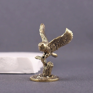 Standbeeld Kleine ornamenten Vintage messing dierenbeeldjes Ambachten Bureaudecoraties - Product Image 1