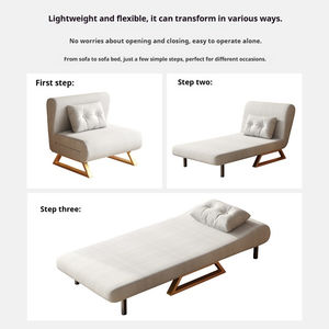 Poltrona Multifunzionale di Design per Soggiorno, <span class=keywords><strong>Divano</strong></span> <span class=keywords><strong>Letto</strong></span> Pieghevole Imbottito per Camera da <span class=keywords><strong>Letto</strong></span> e Home Theater - Product Image 4