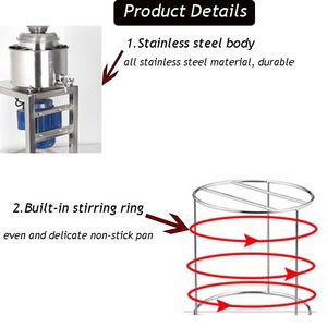 Batidora de Albóndigas Multifuncional - Acero Inoxidable, Batido Rápido, Combina Funciones de Molienda y Batido, Máquina Comercial/Doméstica para Batir - Product Image 4