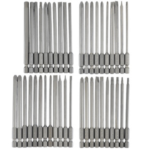 Flathead <b>Phillips</b> Hex Hollow <b>Screwdriver</b> Bit <b>Set</b> 100Mm S2 Material Industrial Grade 20-40Pcs - Product Image 1