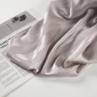 Voile pour enfants A7 tendance à carreaux et rayures en satin, antistatique, infroissable, en polyester, pour foulard quotidien des enfants