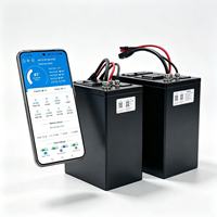 High Capacity Electric Motorcycle Semi-solid State Battery Rechargeable BMS Protection LiFePO4 Cathode GPS Lithium Battery