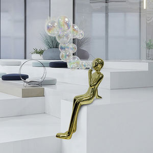 SCULTORE-Lámpara de pie de estilo nórdico para Hotel, moderna lámpara de pie con estatua humana de estilo moderno, maniquí de Hotel y vestíbulo - Product Image 2