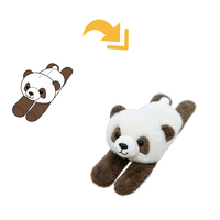 Bracelet claquant personnalisé pour enfants, motif animal de dessin animé, ours en peluche super doux, cadeau de vacances et d'anniversaire, prend en charge le logo ODM OEM