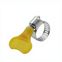 Abrazadera de manguera con tornillo de mariposa SS201 estilo americano, sin necesidad de herramientas, precio de fábrica, para tubería de calefacción automotriz, anillo robusto y duradero