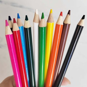 Crayons de couleur hexagonaux en bois, nouvelle collection, pigments résistants à la décoloration, assortiment complet de teintes, pour la rentrée scolaire, fournitures scolaires pour étudiants - Product Image 4