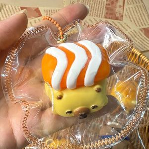 NEW Taba Capybara Series Squeeze <b>Toy</b>-Soft Sticky Stress Relief Fidget Gift for Teens&Adults Food-themed Therapy Pocket <b>Tool</b> - Product Image 2