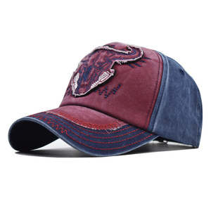 <span class=keywords><strong>Gorra</strong></span> de Béisbol Retro de Vaquero con Bordado de Cabeza de Toro, Estilo Urbano, Lavada, de Alta Calidad, Nueva de <span class=keywords><strong>2021</strong></span> - Product Image 4