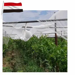 متوفر في المخزون: شبكات منعالثلج بلاستيكية زراعية لمزارع التفاح عالية الجودة ومختلفة الأحجام لزراعة أشجار التفاح في اليمن