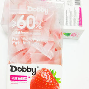 Venta caliente 3D forma dulce suave gomoso caramelo sabor afrutado jugo de <span class=keywords><strong>fresa</strong></span> Dobby probióticos caja de embalaje - Product Image 5