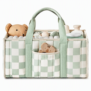 Organizador de Pañales Acolchado para Bebés Recién Nacidos, Niñas y Niños, Organizador de Almacenamiento para Guardería, Portátil - Product Image 5