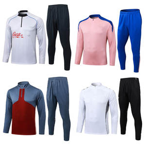 ملابس رياضية موحدة لنادي كرة القدم للرجال ملابس رياضية موحدة للخريف والسحاب القصير طقم جاكيت شتوي - Product Image 1