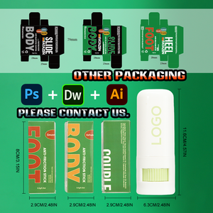 Vente en gros Marque privée OEM/ODM Nature Baume Vegan Corps/Pied/Particuliers Logo personnalisé Bâton anti-frottement de haute qualité - Product Image 6