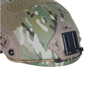 Casque de travail tactique réglable en nylon/polyester ignifuge avec logo personnalisé, deux tailles - Product Image 2