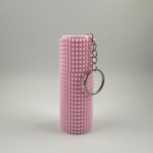 المنتج الأكثر مبيعًا: سلسلة مفاتيح محمولة للتدليك والتخزين بمقبض صغير ومسامير حادة - Product Image 2