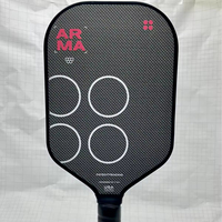 Raquette de pickleball allongée sans cadre en titane alvéolé de 16 mm, pressée à chaud, personnalisée par Dumo Factory, pour adultes
