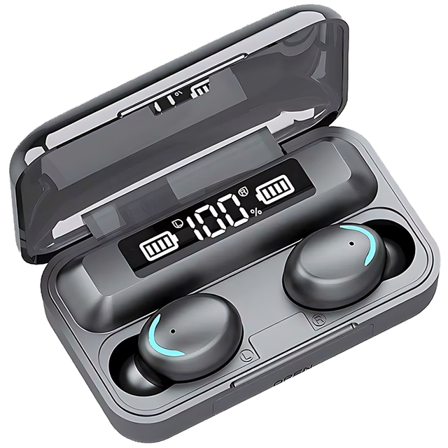 Factory Wholesale HiFi Stereo LED Display In-Ear Wireless Headphones F9-5C TWS Earphones 9D Noise Cancelling Digital JL Features